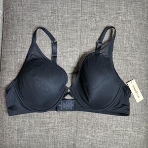 Third Love 24/7 Classic Uplift Plunge Bra Black Color Size 42C NWT